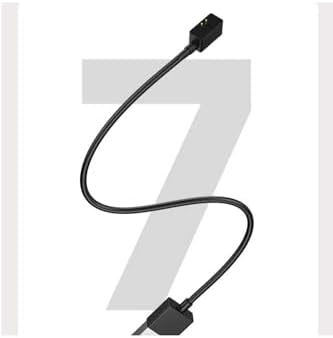 Siyah Mi Band 7 Pro İle Uyumlu Usb Şarj Kablosu,