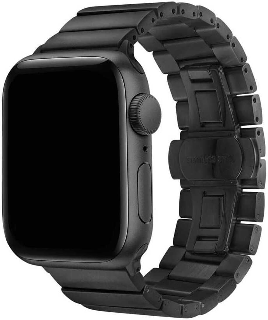 Alternative view of Ultra 49mm Kordon İle Uyumlu KRD, 41 Metal Strap Kayış CNS, Siyah