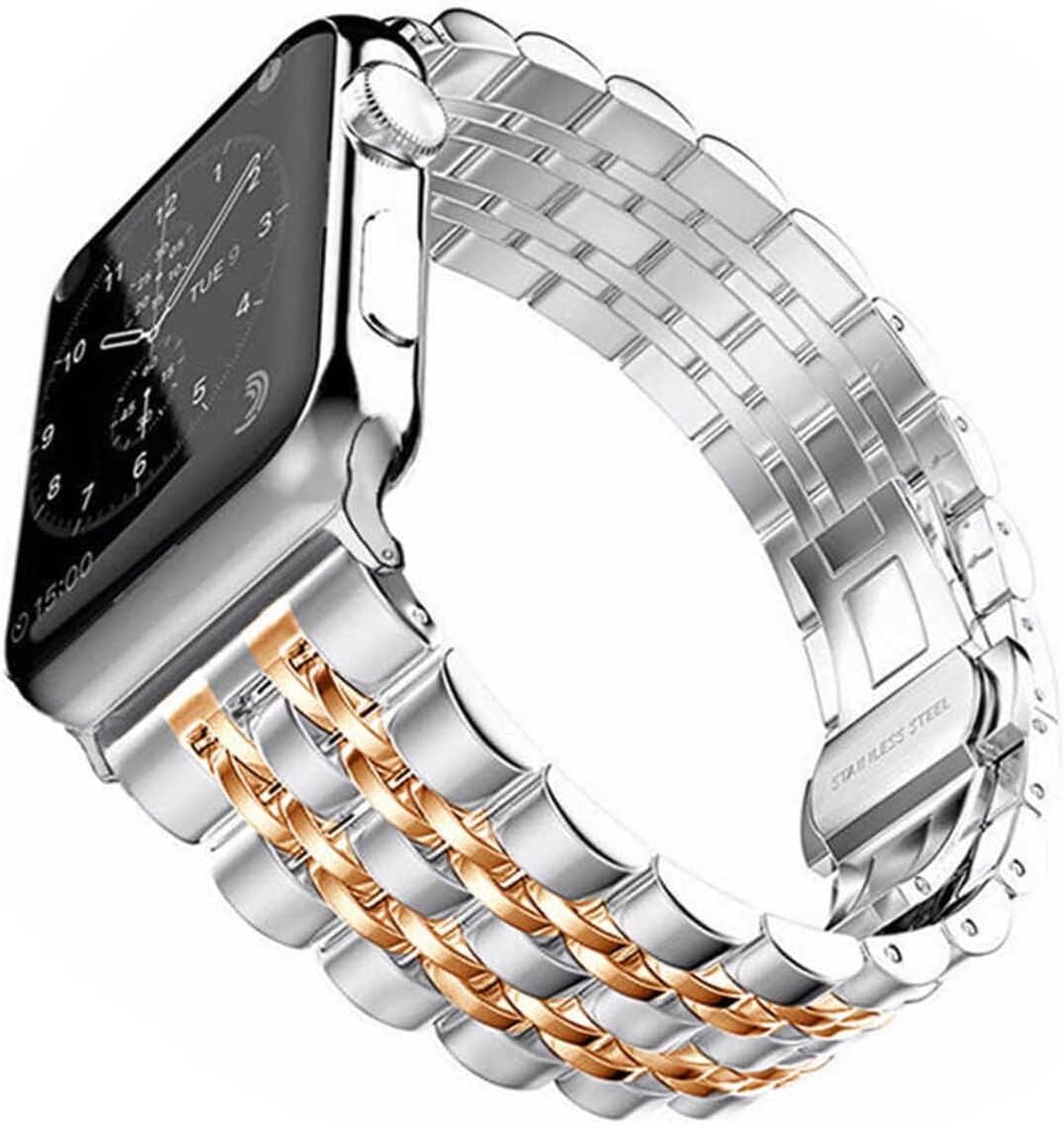 Alternative view of Ultra 49mm Kordon İle Uyumlu KRD, 14 Metal Strap Kayış CNS, Rose