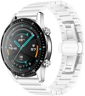 Alternative view of Gear S3 ile Uyumlu KRD-16 22mm Genişliğindeki Metal Kordon, Beyaz