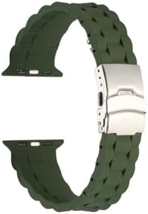 Ultra 49mm Kordon KRD, 72 İle Uyumlu Strap Kayış CNS, Koyu Yeşil