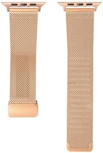 Ultra 49mm İle Uyumlu KRD, 85 Metal Kordon, Siyah