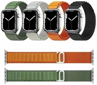 Ultra 49mm İle Uyumlu KRD, 77 Hasır Kordon, Siyah