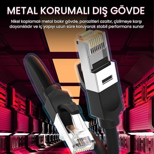 Alternative view of Cat6 1000Mbps Gigabit FTP Ethernet Ağ Kablosu 10 Metre