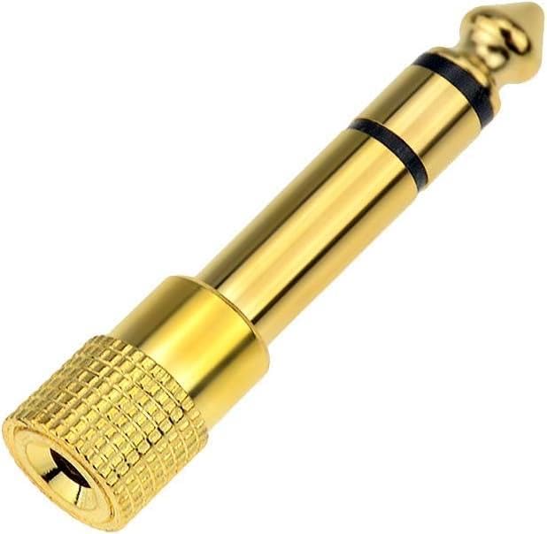 Plus PX-4458 6.3 mm Erkek To 3.5 mm Dişi Çevirici Dönüştürücü Adaptörü
