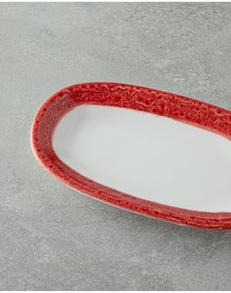 Alternative view of Larry Porselen Kayık Tabak 19 Cm Kırmızı