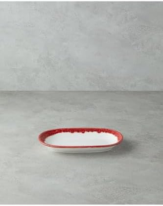 Alternative view of Larry Porselen Kayık Tabak 24 Cm Kırmızı