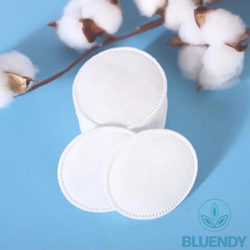200 Adet Yuvarlak Makyaj Temizleme Pamuğu -%100 Saf Premium Kalite Disk Pamuk, Fondöten ve Makyaj Çıkarma Pedi, Tüy Bırakmaz, Yumuşak ve Taşınabilir (M, Adet, 200)