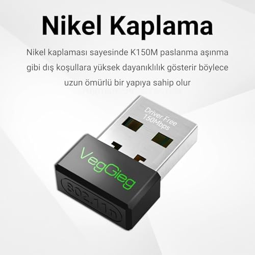 Alternative view of 150Mbps 2.4Ghz Kablosuz Wi-Fi Alıcı Verici USB Adaptör