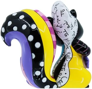 Britto Bambi Çiçek Çekingen Poz Minyatür Heykelcik, 7,5 cm, Çok Renkli