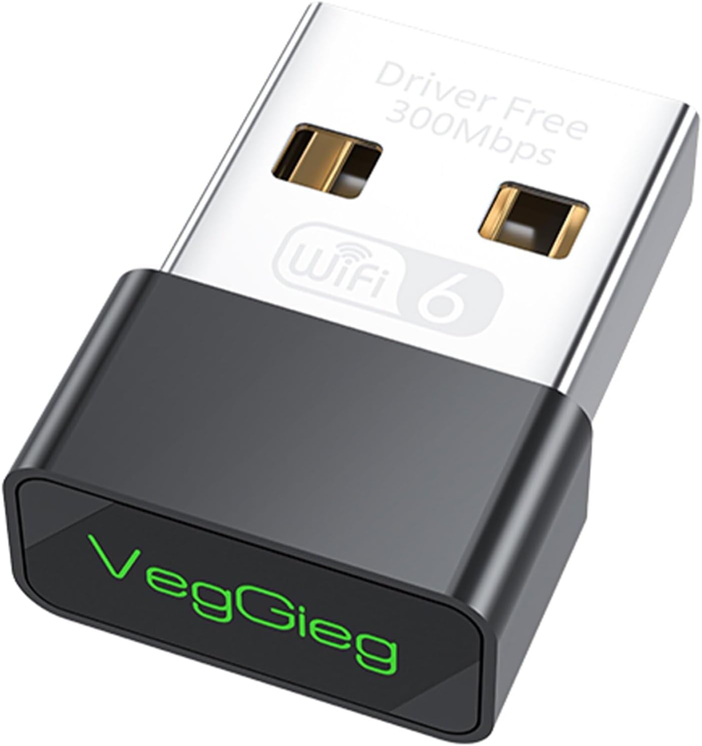 Alternative view of 300Mbps Wifi 6 Çift Bant Kablosuz Alıcı Verici USB Adaptör