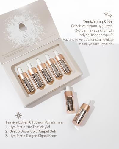Alternative view of Ovaco EGG B.P Cell Ampul Snow Edition, Yumurta Kök Hücreli Yaşlanma Karşıtı Yoğun Serum, 11ml x 5 Ampul, Cilt Sıkılaştırıcı, Yaşlanmayı Tersine Çeviren ve Yenileyici Serum