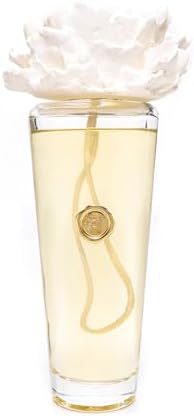 Alternative view of MİSSİ 400 ml Konik Cam Şişe Ekru Seramik Taşlı Oud Vanilya Oda Kokusu
