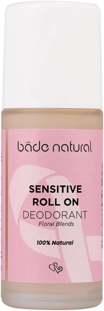 Bade Natural Doğal Roll On Floral Blends Deodorant Hassas Ciltler İçin Ter Kokusu Önleyici Vegan 50 ml