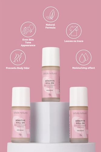 Alternative view of Bade Natural Doğal Roll On Floral Blends Deodorant Hassas Ciltler İçin Ter Kokusu Önleyici Vegan 50 ml