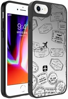 SE 2022 Uyumlu Aynalı Desenli Kamera Korumalı Parlak Mirror Kılıf-Seyahat