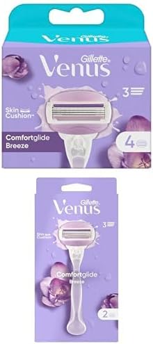 Gillete Breeze Tıraş Makinesi + Yedek Tıraş Bıçağı 4'lü x 2 Adet