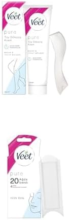 Pure Cream 200 ml + Veet Pure Sir Ağda Bandı Yüz - 20 Adet
