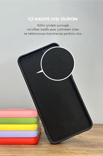 14 Pro Çiçekli Siyah Telefon Kılıfı
