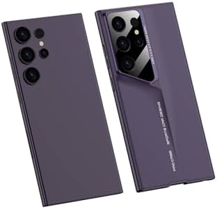 Alternative view of Galaxy S23 Ultra Kılıf Ultra İnce Kamera Korumalı Sert Rubber Procase Kapak-Gri
