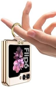 Alternative view of Galaxy Z Flip 6 Kılıf Yüzüklü Kıpta Kapak-Lila