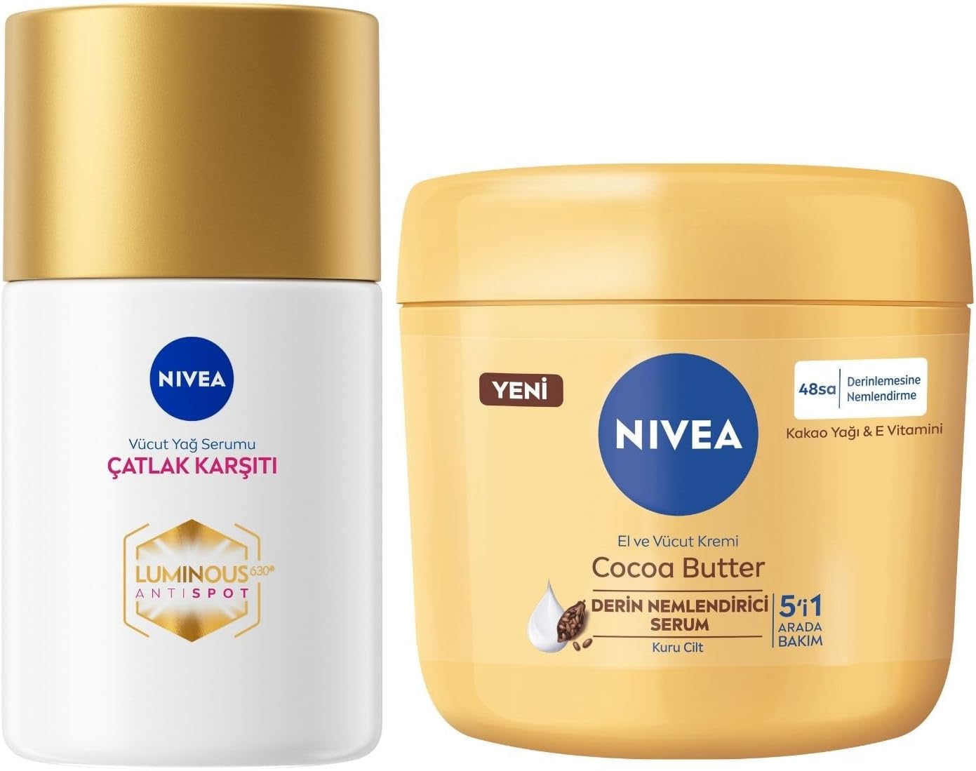 Alternative view of Luminous630 Çatlak Karşıtı Vücut Bakım Yağ Serumu 100ml ve Cocoa Butter Vücut Bakım Kremi 400ml,Vücut Bakım Seti
