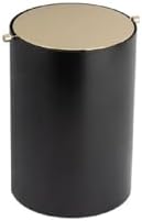 Banyo Çöp Kovası 3 Lt Siyah/ 253X175X175 Mm