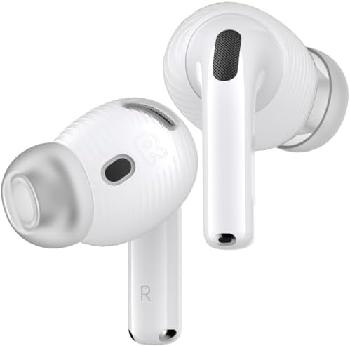 Alternative view of Gcioii AirPods için 3 Çift Kulak Ucu 4 Gürültü Önleyici Kulaklık Kapağı [Saklama Çantası eklendi] Kaymayan Aksesuarlar AirPods 4. Nesil (Yarı Saydam) ile Uyumlu