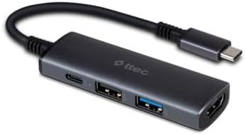 4 Girişli USB-C Hub/Çoklayıcı USB-C 100W PD 3.0 + 4K HDMI + USB-A 3.2 + USB-A 2.0 (MacBook Uyumlu)