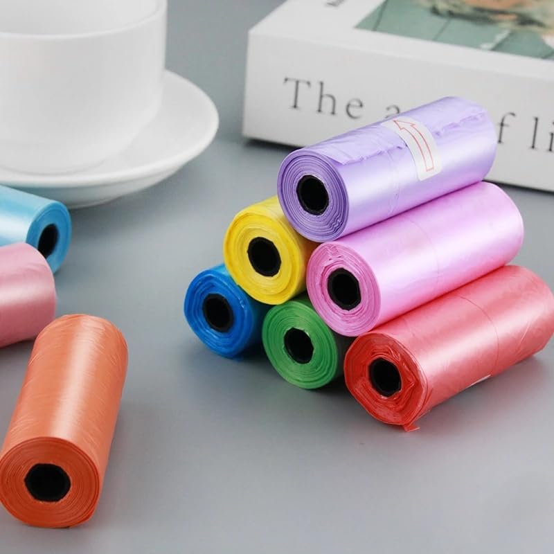 Alternative view of 20 Rulo (300 Adet) Renkli Köpek ve Kedi Kaka Poşeti | Dayanıklı Atık ve Çöp Torbası, Taşınabilir Poop Bag Set