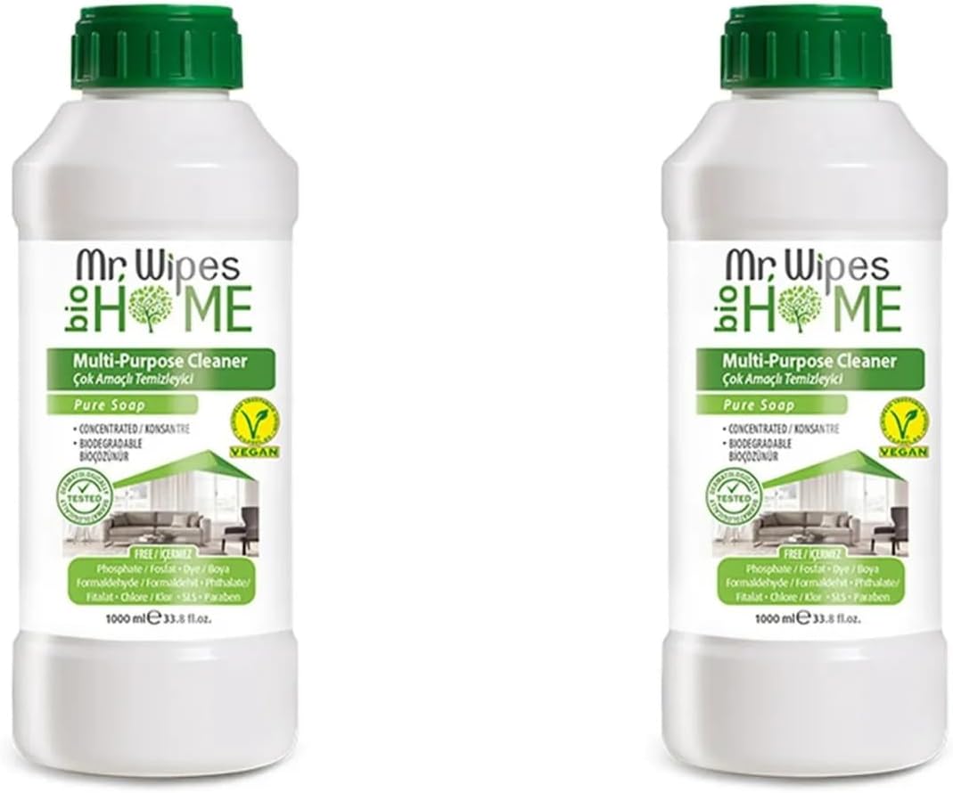 Alternative view of Farmasi Mr Wipes Konsantre Çok Amaçlı Temizleyici Saf Sabun Kokulu 1000 ml 2x Adet