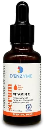 D'ENZYME Vitamin C Brightening Serum-(WITH FERULIC ACID, NIACINAMIDE and HYALURONIC ACID)