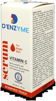 Alternative view of D'ENZYME Vitamin C Brightening Serum-(WITH FERULIC ACID, NIACINAMIDE and HYALURONIC ACID)