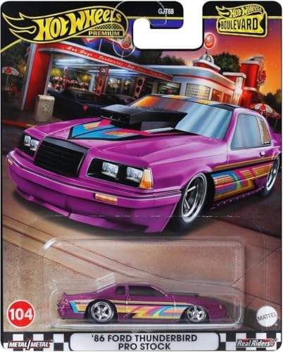 Boulevard Premium Araçlar GJT68 - HRT72 86 FORD THUNDERBIRD PRO STOCK