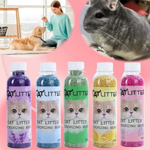 Alternative view of Kedi Kumu Koku Giderici Granül Parfüm - Uzun Süreli Ferahlık Sunan Kedi Kumu Kokusu Giderici, Etkili Koku Nötrleştirici 250 Ml (Yasemin)