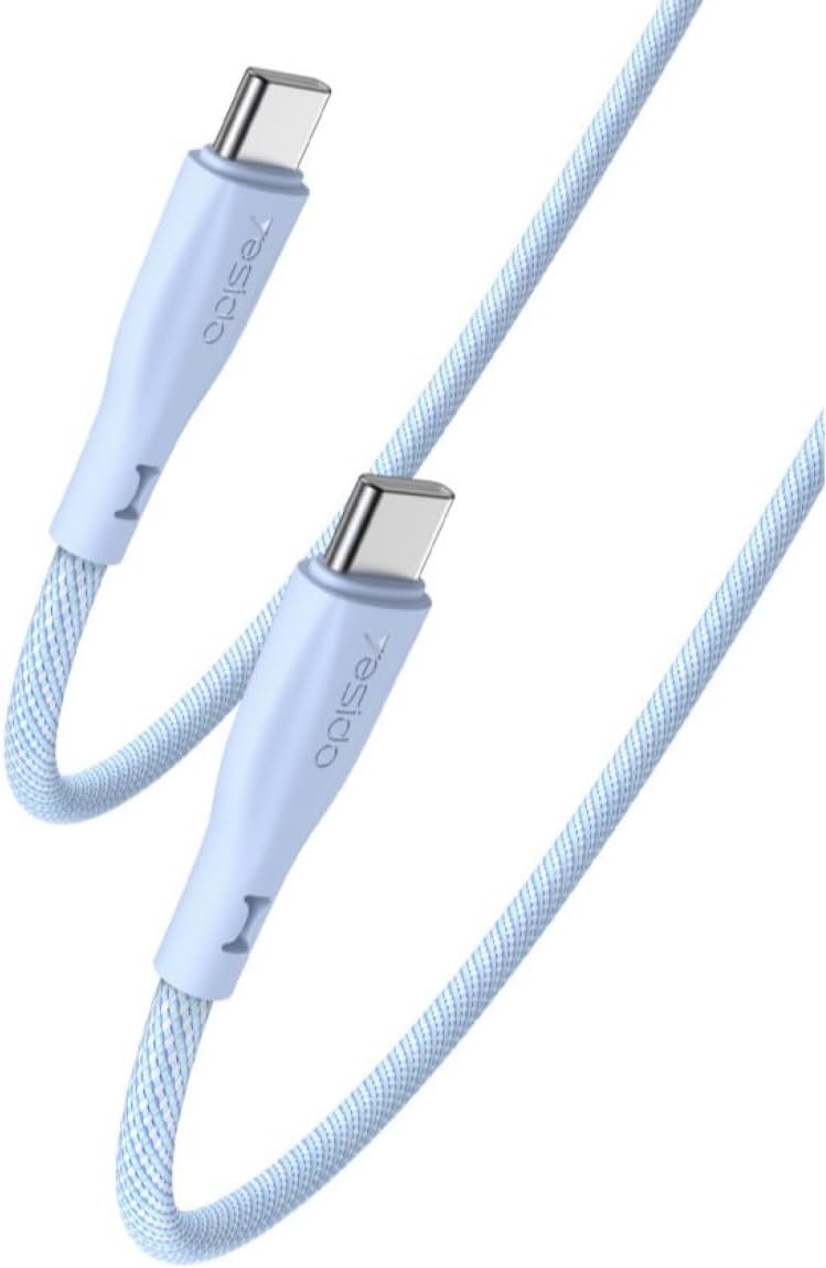 Alternative view of 1.2M 60W Type-C to Type-C PD Hızlı Şarj Kablosu - Mavi