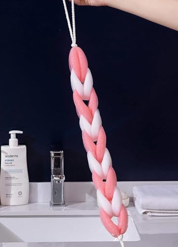 Uzayabilen Elastik Banyo Lifi - Premium Düğümlü ve Uzun Banyo Lifi, Esnek ve Yumuşak Derinlemesine Temizlik İçin, Köpüren ve Dayanıklı Vücut Fırçası