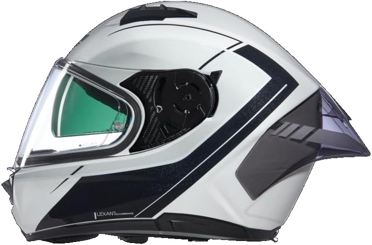 Alternative view of N60-6 Sport Mesmerico Kapalı Motosiklet Kaskı 341 Beyaz Siyah M