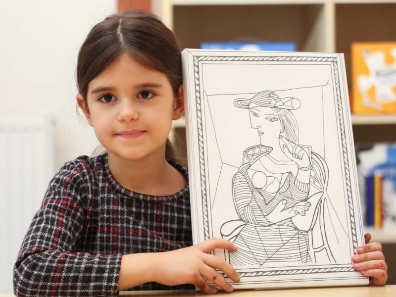 Alternative view of Akademi Çocuk Mat -Washable Art - Kedi