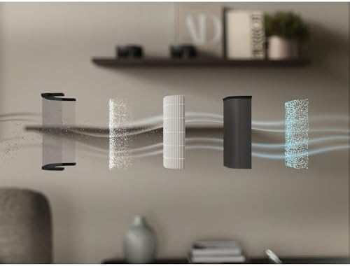 Alternative view of Pure 600 EPO60571DG Hava Temizleyici | 5 Aşamalı HEPA 13 Filtreleme, 360° Hava Girişi, Lazer Sensörlü Akıllı Hava Kalitesi İzleme, Sessiz Mod | Gri