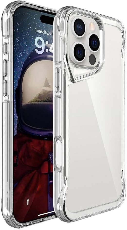 Alternative view of ZORE İle Uyumlu 16 Pro Max Kılıf ZORE T-Max Kapak Şeffaf