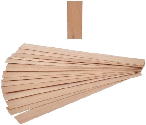 Ahşap Mum Fitili Mum Fitil Doğal Mum fitil 10 Adet Boy 15 cm En 15 mm