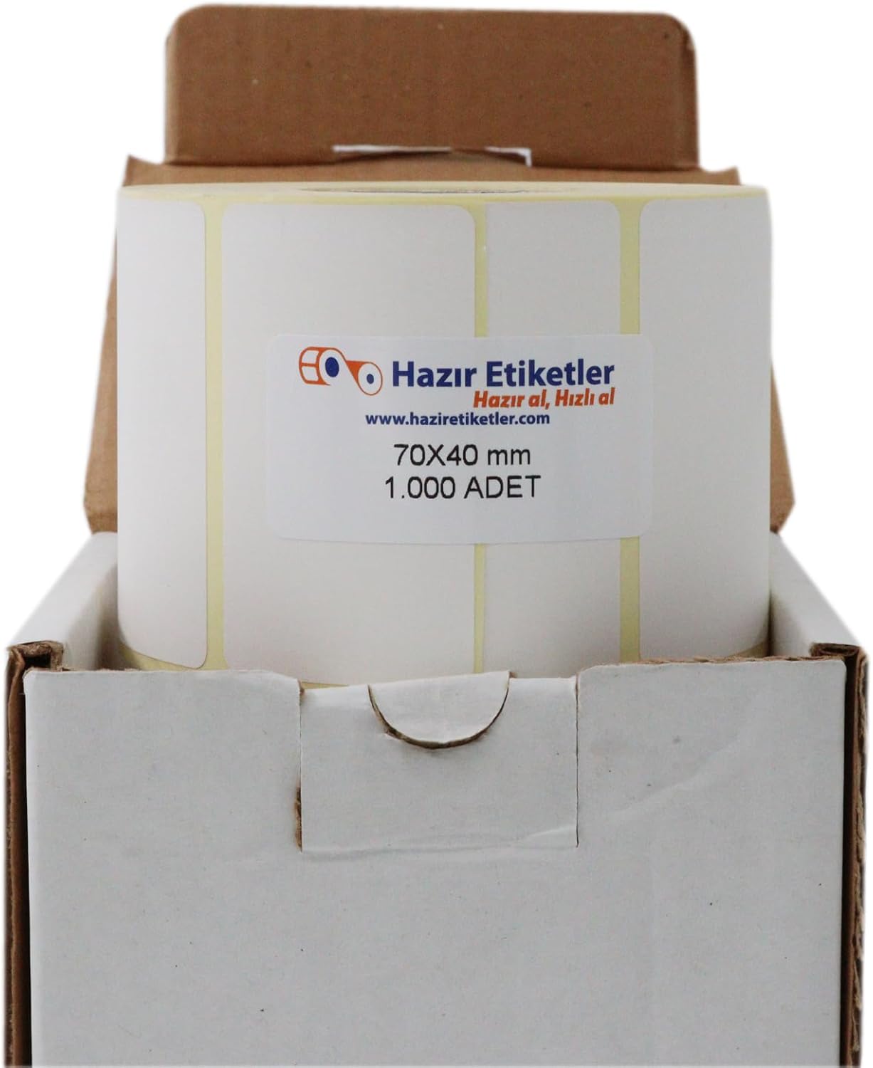 Alternative view of PP Opak Etiket 70mm x 40mm 1000 Adet