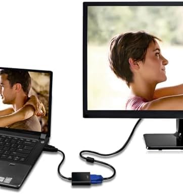 Alternative view of 8744 Dijital HDMI to VGA Görüntü Çevirici Aparat Siyah HDMI Çıkışlı Bilgisayarların Görüntüsünü VGA Girişli Monitör, Projeksiyon vb Görüntü Cihazlarına Aktarır, Çevirir.