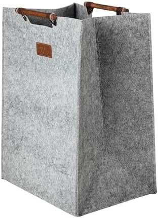 Alternative view of Dodie Keçe Çamaşır Sepeti Açık Gri 29.5x37.5x52.5