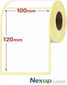Alternative view of 100x120 mm Termal Etiket, Barkod/Adres/Kargo Termal Etiketleri, Zebra ve Diğer Yazıcılarla Uyumlu