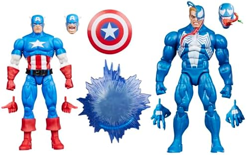 Alternative view of Hasbro Series Gamerverse America vs Venom İkili Aksiyon Figür Seti, Retro Video Game