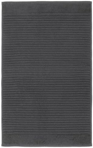 Alternative view of Alstern Ayak Havlusu Yapılandırılmış Dokumalı Pamuk, 50x80 cm Koyu Gri Renk