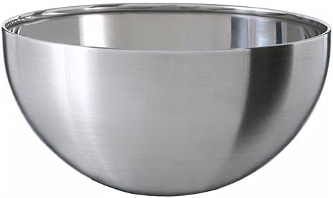 Servis Salata Kasesi Metal 12 cm Paslanmaz Çelik Kase Sunum
