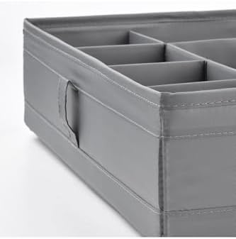 Alternative view of Çekmece İçi Bölmeli Kutu, Koyu Gri Renk 44x34x11 cm Takı-Kemer-Aksesuar Düzenleyici Organizer